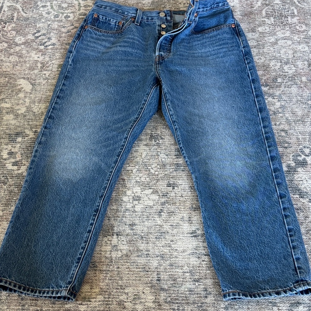 Levi’s 501 high rise jeans